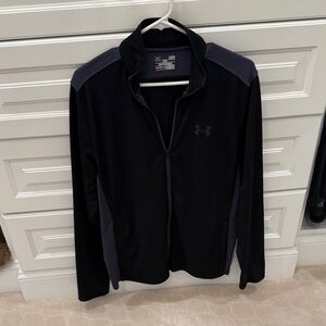 Under Armour Black and Gray Zip-Up Jacket